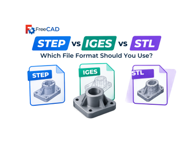 FreeCAD STEP vs IGES vs STL: Which File Format Should You Use?